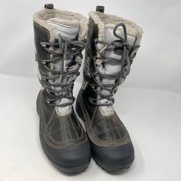 Columbia Heater Canyon BL1511-035 Waterproof Gray 2 Tone Snow Boot Womens Sz 8 - Picture 9 of 11